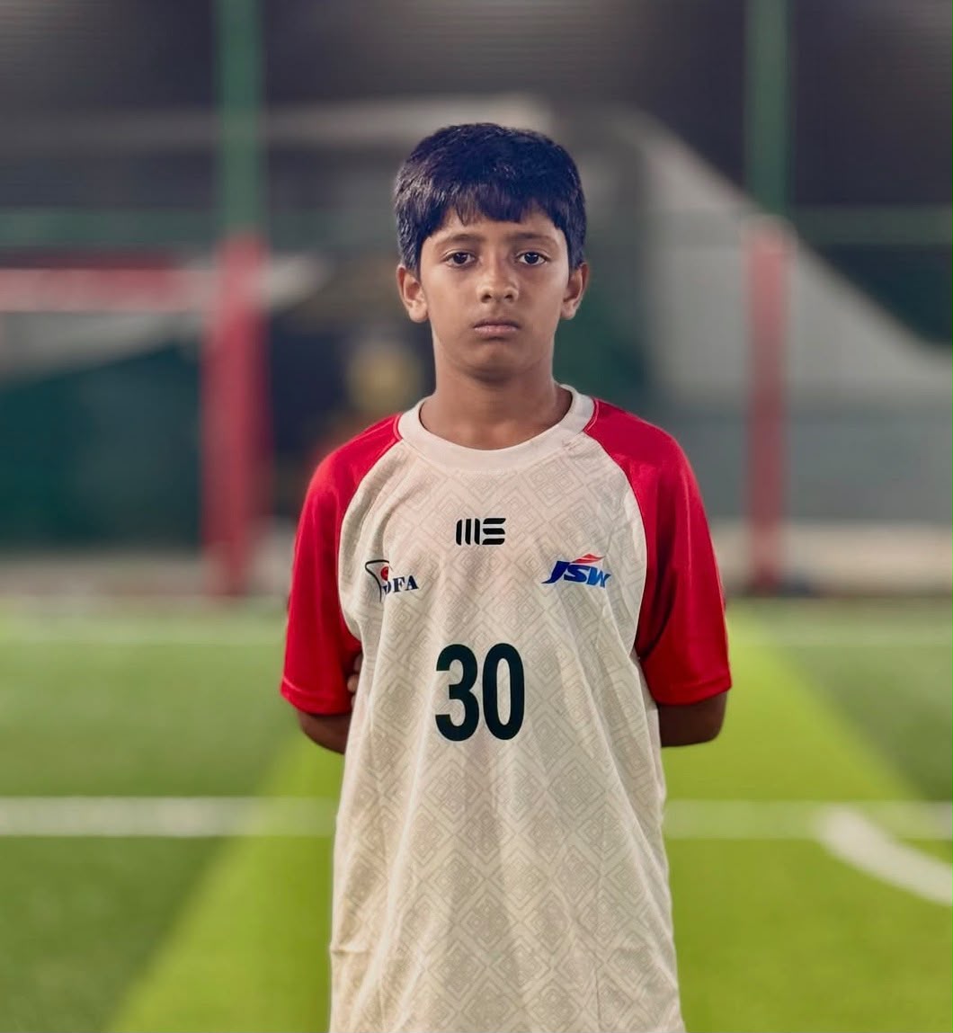 Urjit, Under 14, signed for Palghar District Football Association (PDFA) (PDFA district squad)